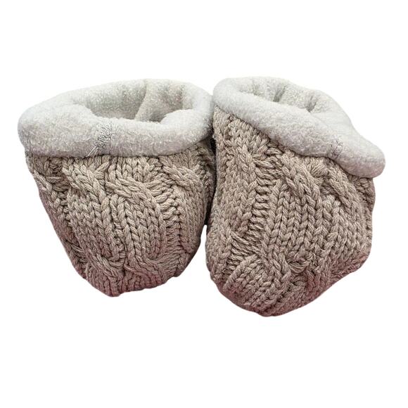 Hunter Women's Boot Socks Medium 5-7 Greige Cable Knit Tall Warm Brand New - Picture 6 of 8